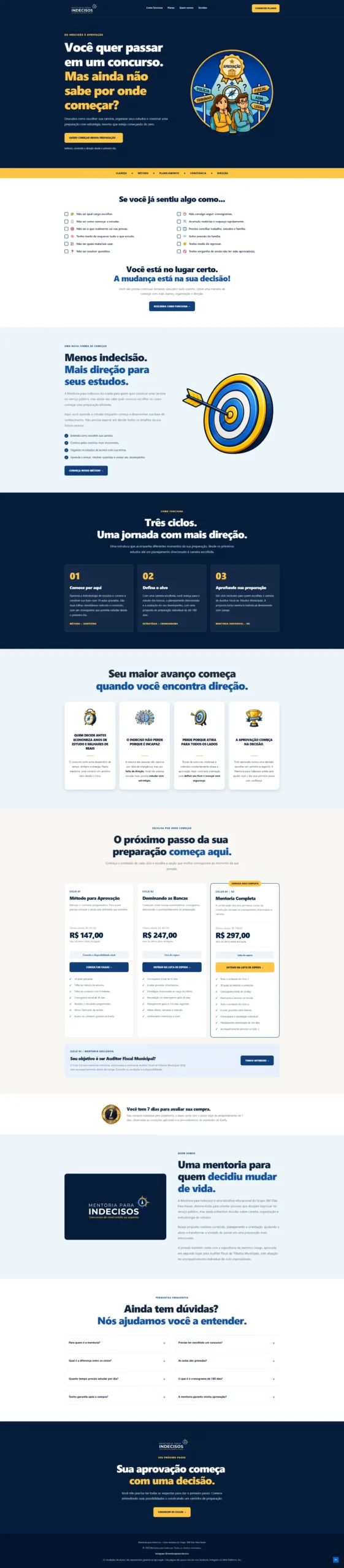 Mentoria dos Indecisos